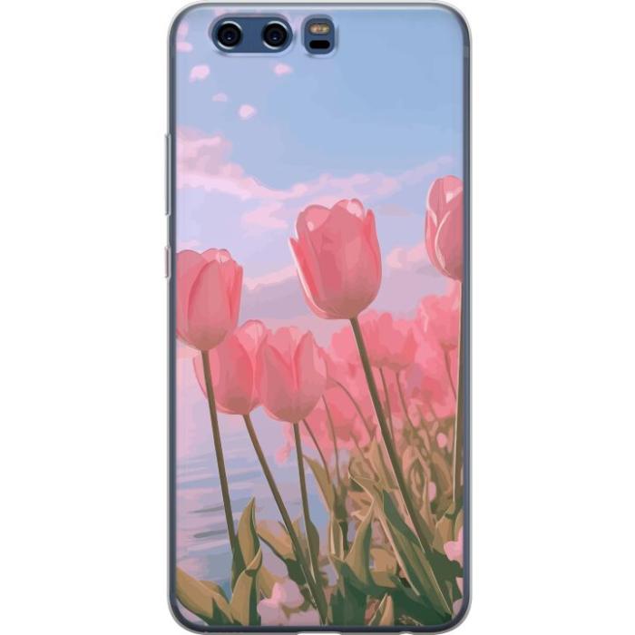 iSecrets - Mobilskal till Huawei P10 med Rosa Tulpaner