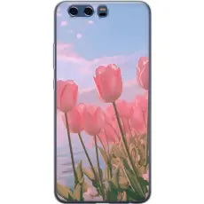 Gustaf - Mobilskal till Huawei P10 med Rosa Tulpaner