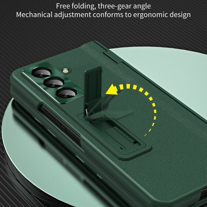 A-One Brand - Galaxy Z Fold 7 Mobilskal Kickstand - Brun