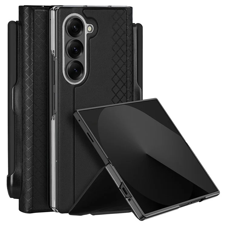 Dux Ducis Galaxy Z Fold 7 5G Plånboksfodral Bril Läder - Svart | 2353 | AlltMobil