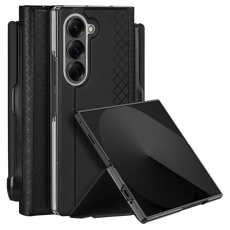 Dux Ducis - Dux Ducis Galaxy Z Fold 7 5G Plånboksfodral Bril Läder - Svart