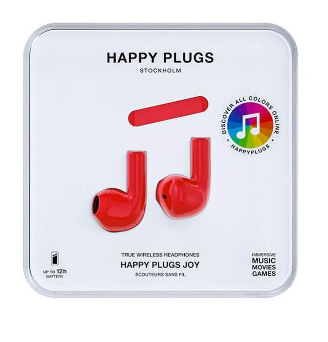 Happy Plugs - Happy Plugs Joy Hörlur In-Ear TWS - Röd