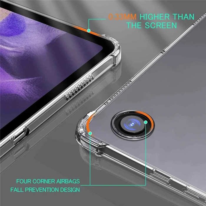 Boom of Sweden - BOOM Galaxy Tab A9 Skal TPU + 2.5D Arc Edge Härdat Glas