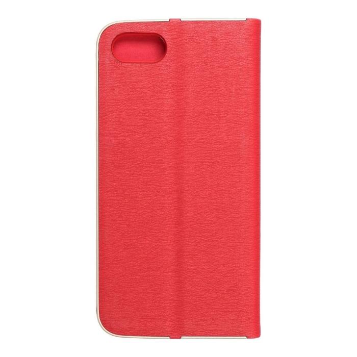 OEM - Forcell iPhone 7/8/SE (2020/2022) Fodral Luna Gold - Röd