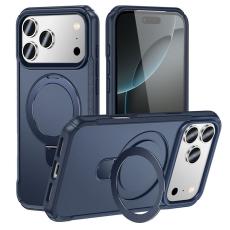 A-One Brand - iPhone 17 Pro Max Mobilskal MagSafe Rotating Kickstand - Sapphire