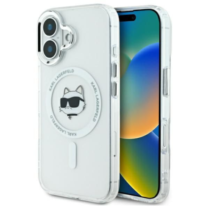 KARL LAGERFELD - Karl Lagerfeld iPhone 16 Plus Mobilskal MagSafe IML Choupette