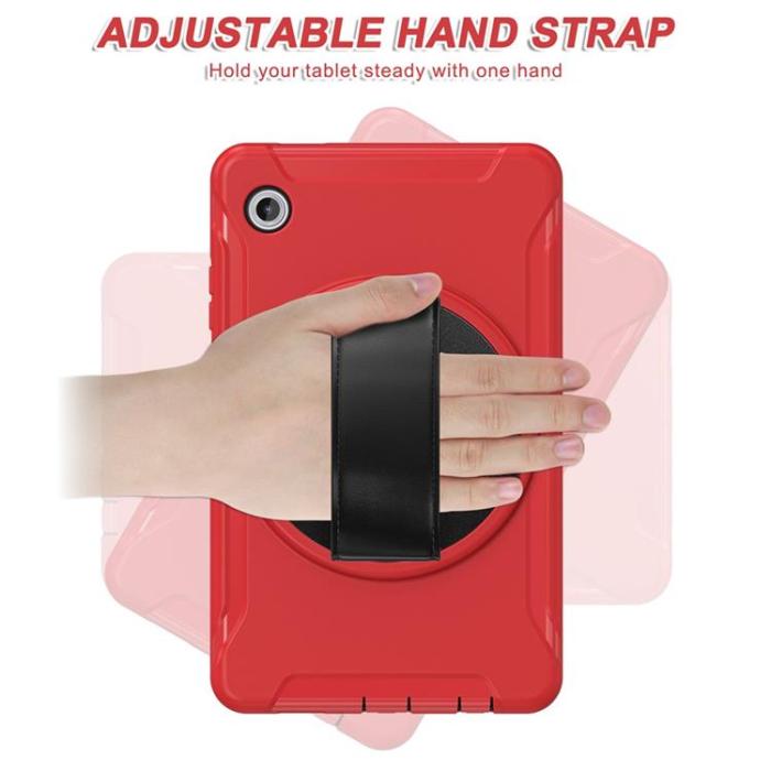 A-One Brand - Galaxy Tab A11 Mobilskal Rotary Kickstand med Handrem