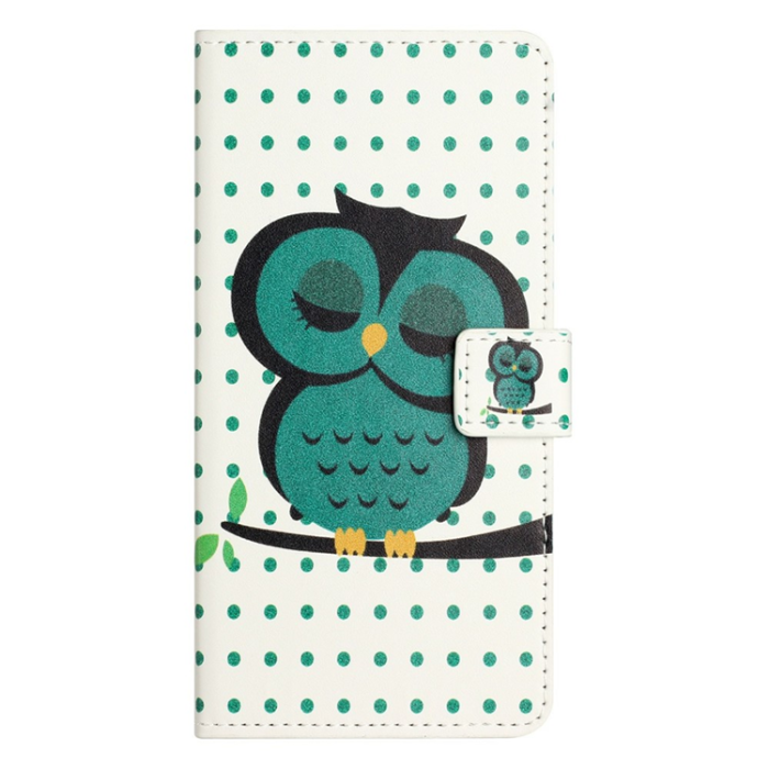 A-One Brand - iPhone Air Plånboksfodral Pattern Print - Prickar Uggla