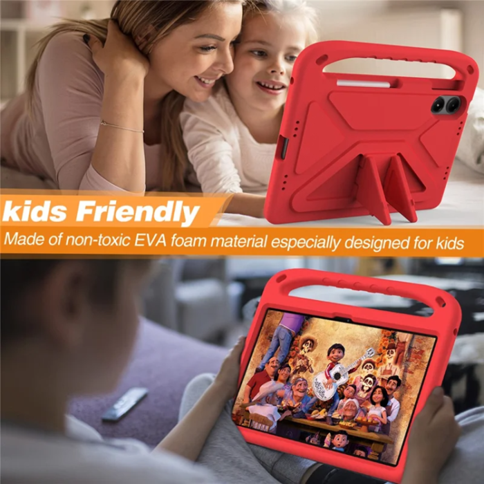 A-One Brand - Xiaomi Redmi Pad Pro/5G/Poco Pad Skal EVA Handgrepp Kickstand - Röd