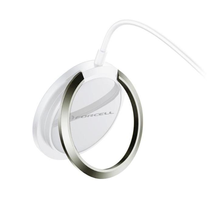 Forcell - Forcell Magsafe Induction Laddare Med Stand - Vit