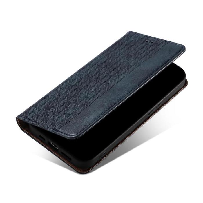 OEM - Galaxy S22 Ultra Plånboksfodral Magnet Strap - Blå