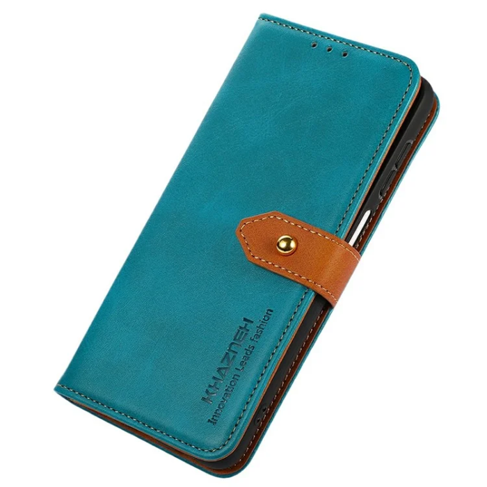 KHAZNEH - KHAZNEH iPhone 17 Pro Max Plånboksfodral Läder Stativ