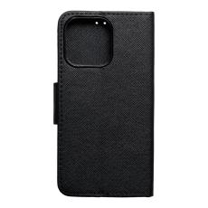 OEM - iPhone 14 Plus Plånboksfodral Fancy Eco Läder Svart