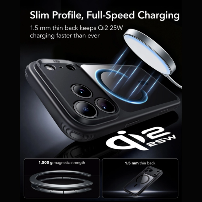 ESR - ESR Mobilskal För iPhone 17 Pro /18 Pro Magsafe med Skärmskydd