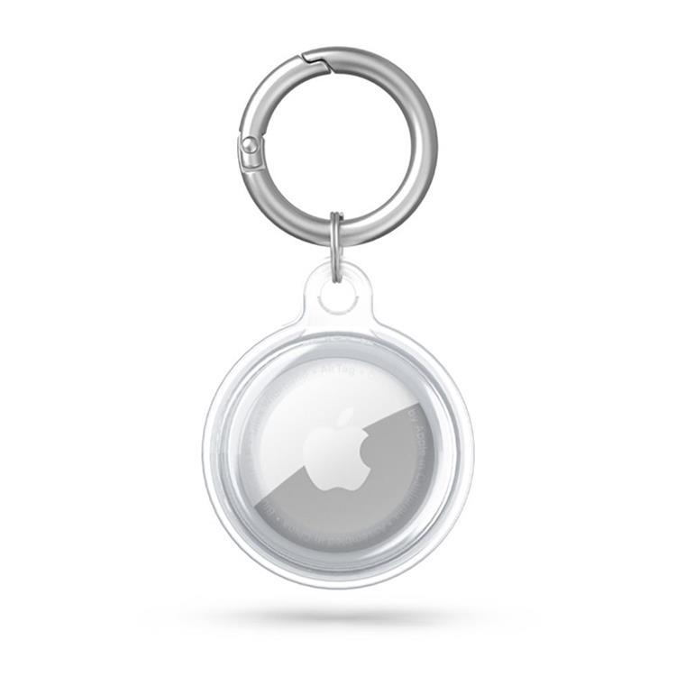 Airtag hållare med nyckelring - Transparent | 264 | AlltMobil