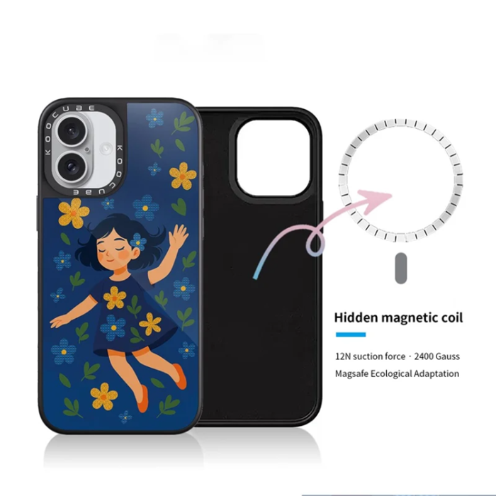 A-One Brand - iPhone 17 Mobilskal MagSafe Aluminium Silikon