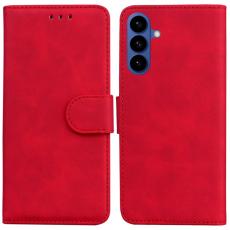 OEM - Samsung Galaxy S26 / S26 Pro Fodral Konstl&auml;der - R&ouml;d