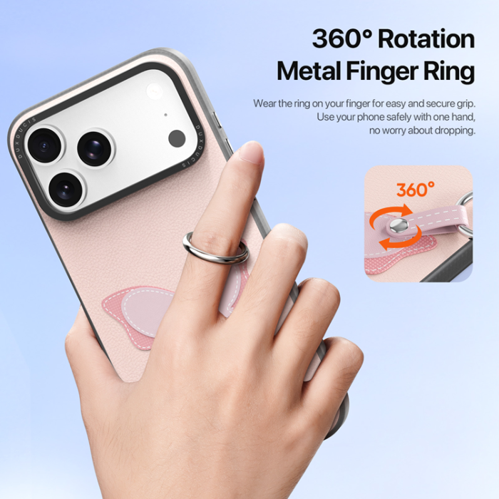 Dux Ducis - DUX DUCIS iPhone 17 Pro Max Mobilskal Fingerring/Rem Luvy Series