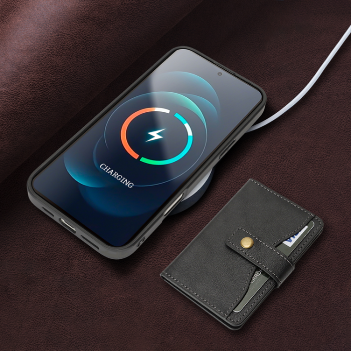 A-One Brand - iPhone 16e Mobilskal MagSafe Detachable Korthållare