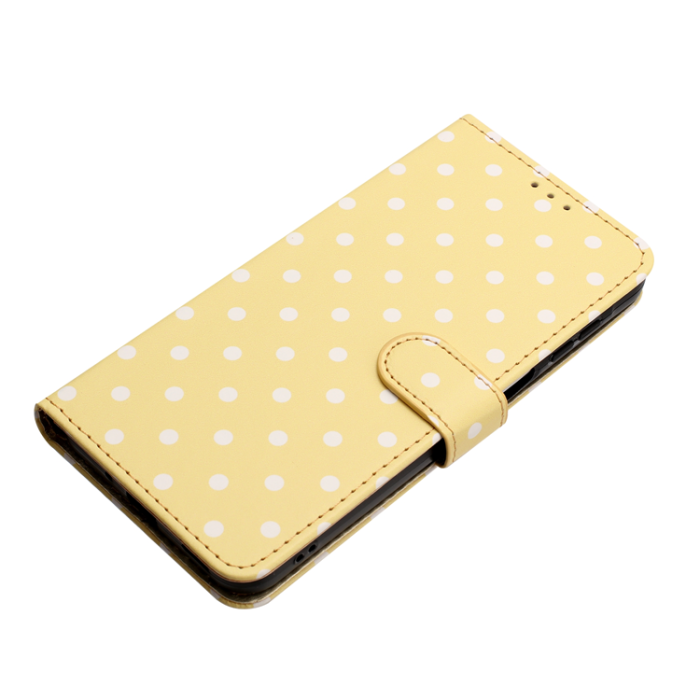 A-One Brand - OnePlus 15 5G Plånboksfodral Polka Dot Pattern Läder - Gul