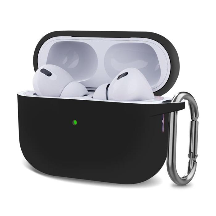 A-One Brand - AirPods Pro 2 Skal Silikon Buckle - Svart