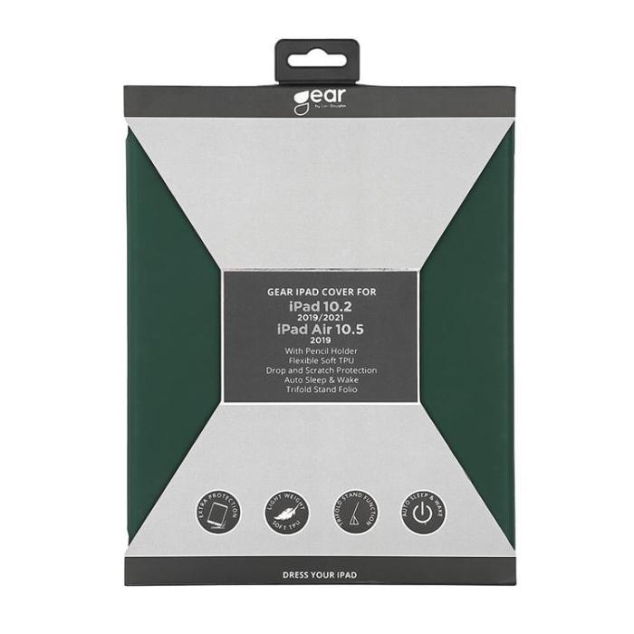GEAR - Gear iPad 10.2 (2019/2020/2021) Fodral Soft Touch - Grön