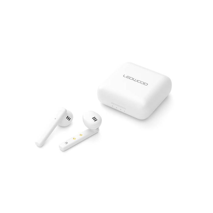 UTGATT - LEDWOOD Hörlur Hubble TWS True Wireless In-Ear Vit Mic