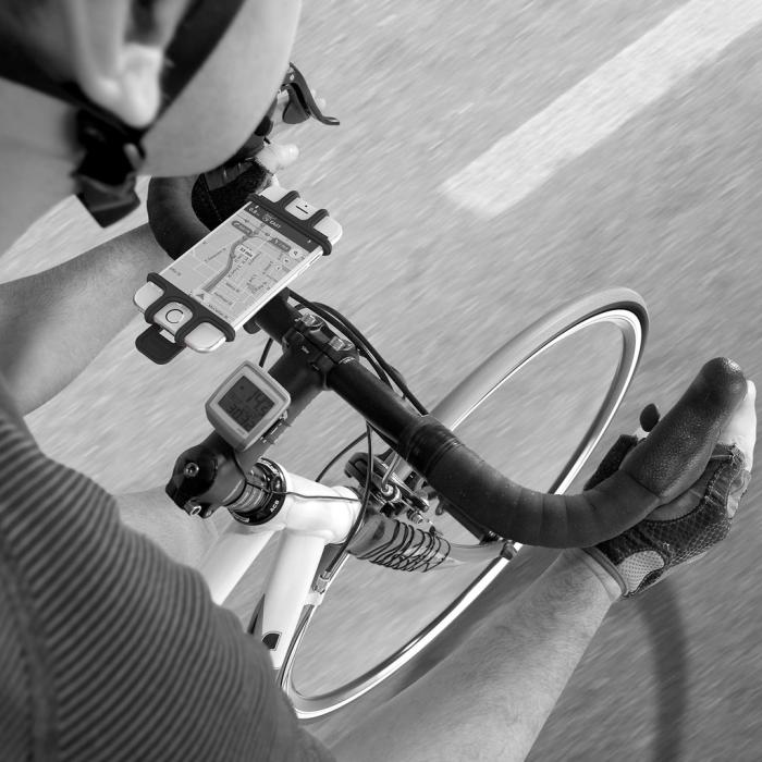 Celly - Mobilhållare för cykel/ barnvagn/ golfvagn Svart