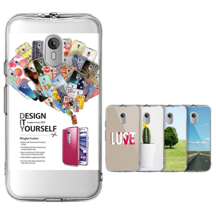 UTGATT5 - Ringke Fusion Skal till Motorola Moto G 3 - Crystal View