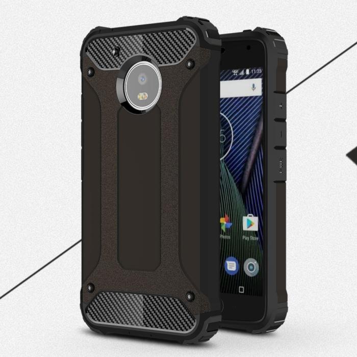 OEM - Hybrid Armor Mobilskal till Motorola Moto G5 Plus - Svart
