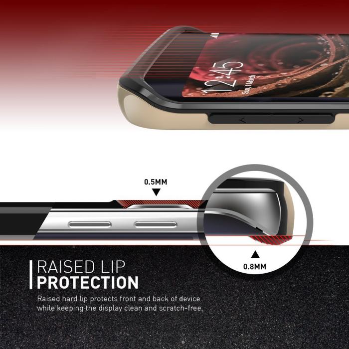 UTGATT5 - Caseology Envoy Series BaksideSkal till Samsung Galaxy S6 Edge - Röd