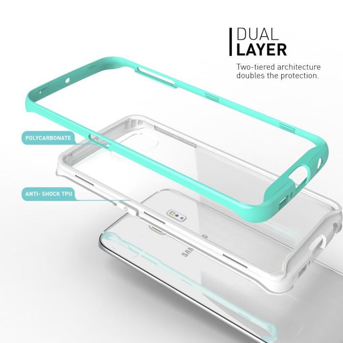 UTGATT5 - Caseology Waterfall Series BaksideSkal till Samsung Galaxy S6 Edge - Turkos