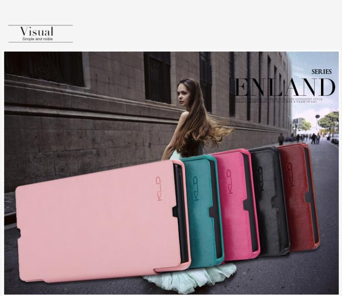 UTGATT4 - KLD Enland Smart Ultra-thin väska till Sony Xperia Z1 (Magenta)