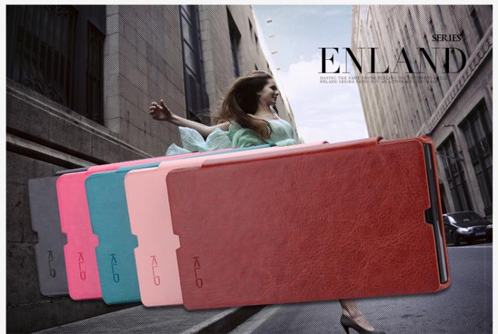 UTGATT4 - KLD Enland Smart Ultra-thin väska till Sony Xperia Z1 (Magenta)