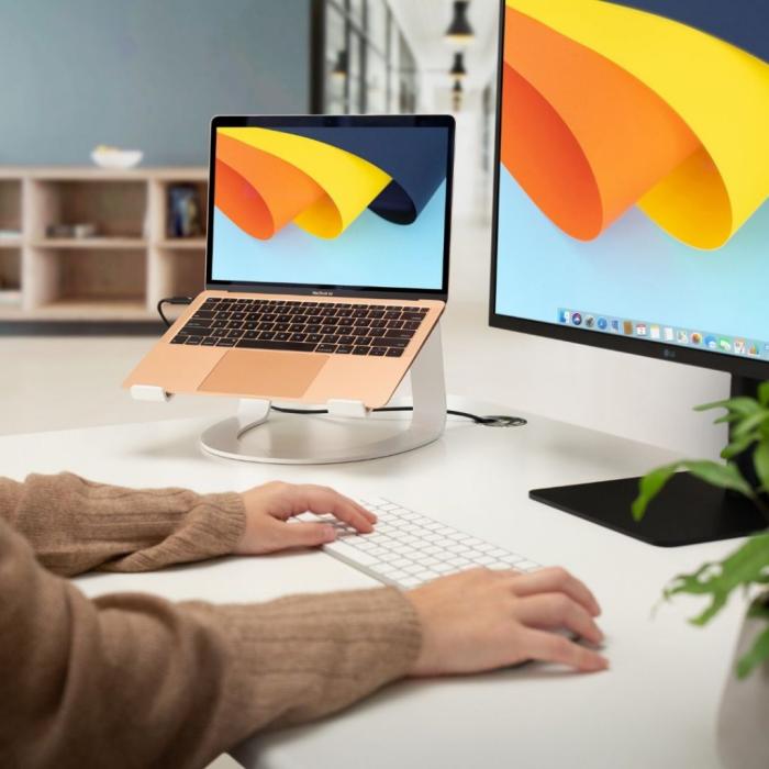 Twelve South - Twelve South Curve SE för MacBook - Vitt bordsstativ för laptops