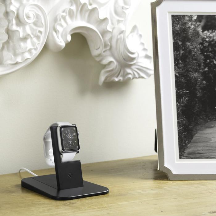 Twelve South - Twelve South HiRise Sovrumsstativ för Apple Watch - Silver