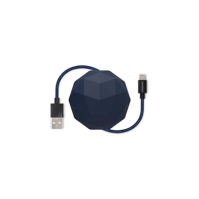 Usbepower - Usbepower COSMO - 1,2m Lightningkabel med förvaring