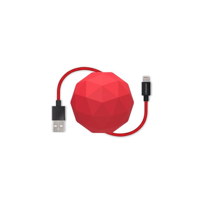 Usbepower - Usbepower COSMO - 1,2m Lightningkabel med förvaring