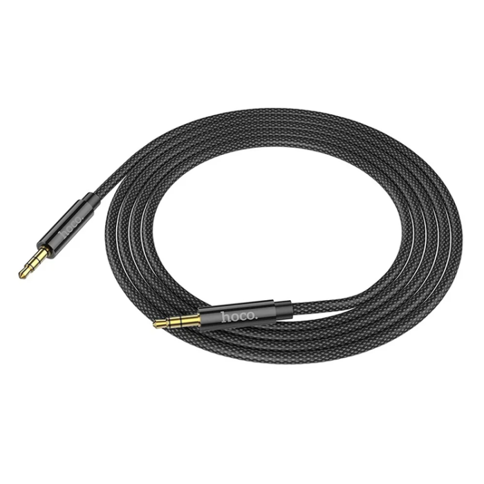 Hoco - HOCO Kabel AUX Jack 3.5mm till Jack 3.5mm UPA19 2 m black