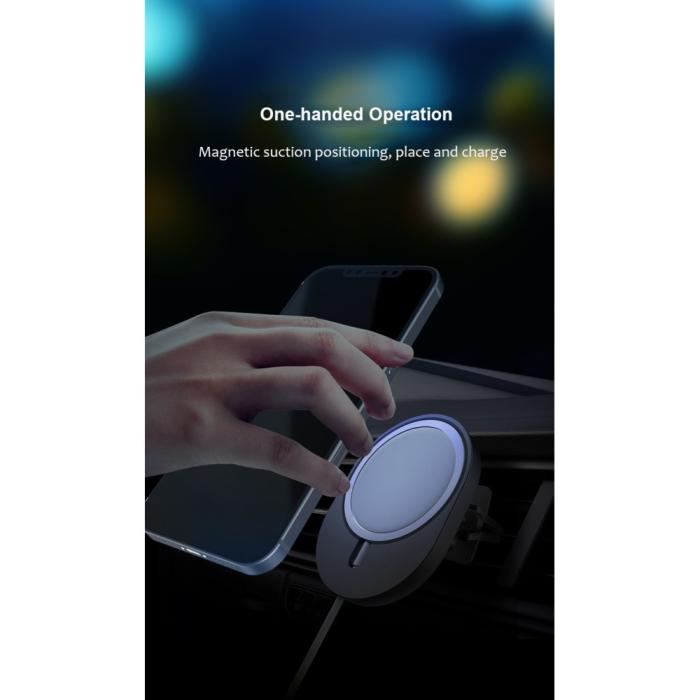 OEM - Magnetisk bilhållare Kompatibel med Apple Original Magsafe laddare