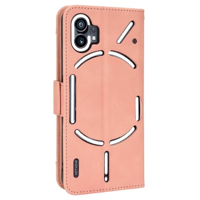 A-One Brand - Nothing Phone 1 Plånboksfodral PU Läder - Rosa