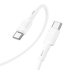 Hoco - HOCO USB-C till USB-C Kabel PD 3A 60W X83 1 m white