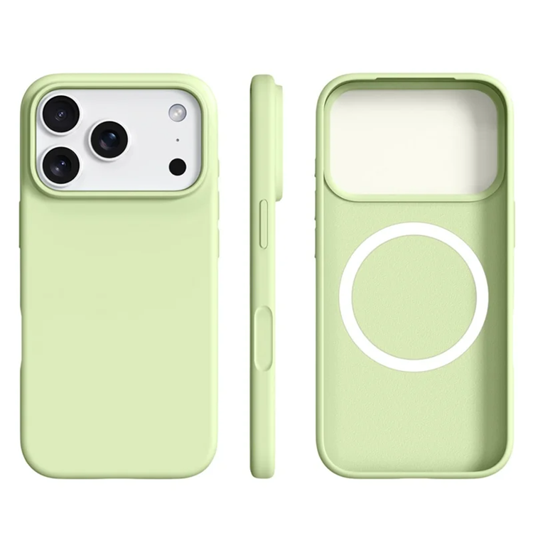 iPhone 17 Pro Mobilskal MagSafe Ultra Thin Silicone - Avocado Grön | 2353 | AlltMobil