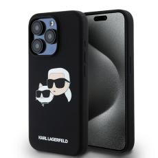 KARL LAGERFELD - Karl Lagerfeld Mobilskal till iPhone 15 Pro MagSafe Silicone Karl&Choupette