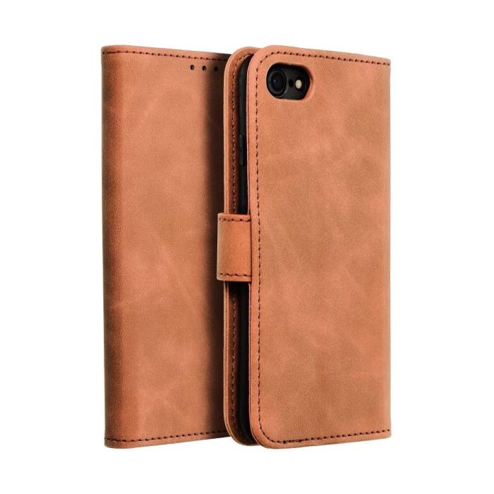 Forcell - Forcell iPhone 7/8/SE (2020/2022) Plånboksfodral Tender - Brun
