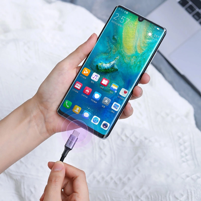 Ugreen - Ugreen USB-C Till USB-C 100W 5A 1.5m Kabel - Grå