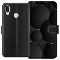 Gustaf - Pl&aring;nboksfodral till Huawei P20 lite med Lyxig Cirklar