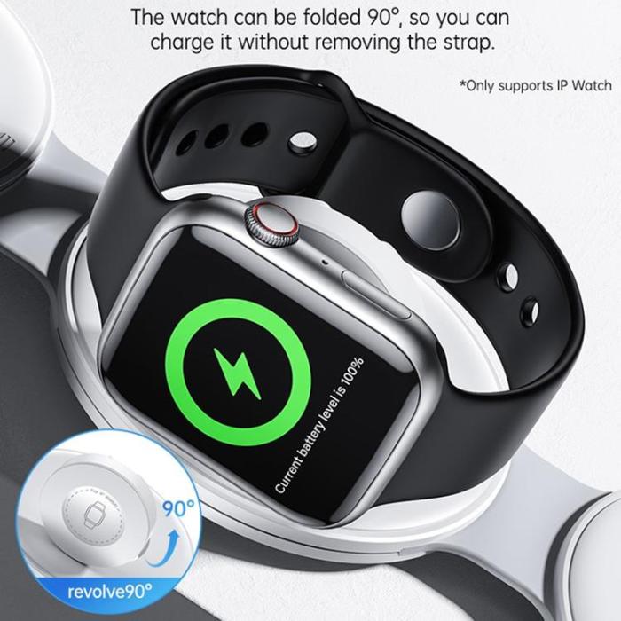 Yesido - YESIDO 5in1 Trådlös Laddare iPhone, Apple Watch, Airpods DS29 - Vit