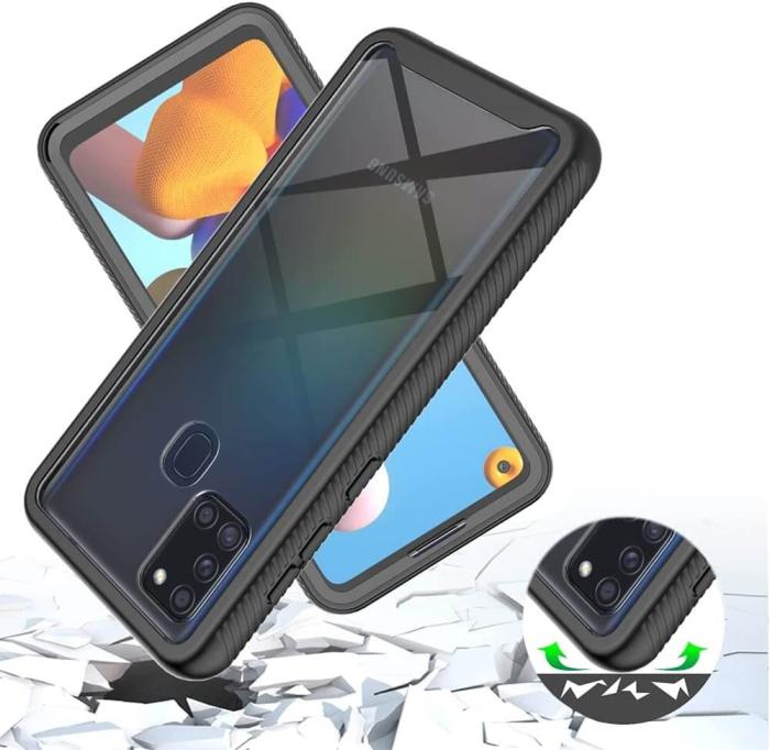 Tech-Protect - Tech-Protect Defense360 Galaxy A21s - Svart