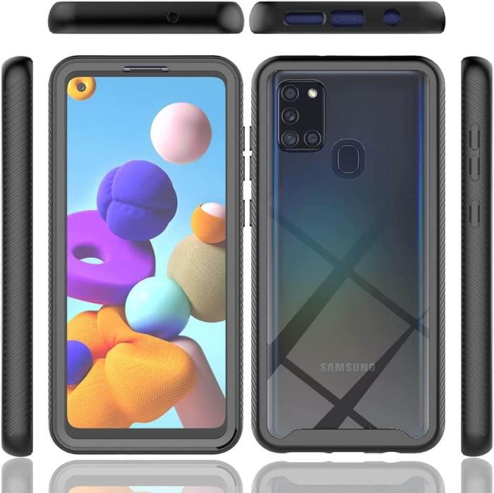 Tech-Protect - Tech-Protect Defense360 Galaxy A21s - Svart